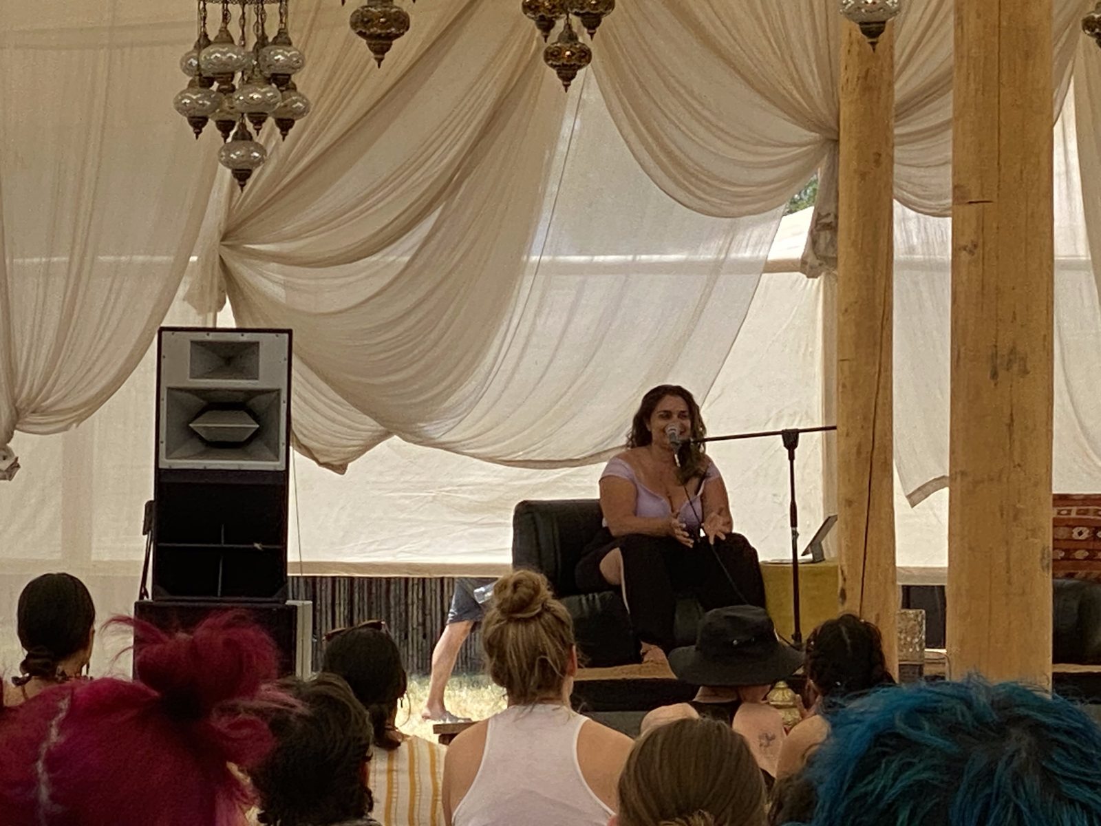 Tisha speaking
